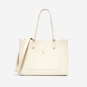Cole Haan Grand Ambition Three in One tote bag- Ivory leather